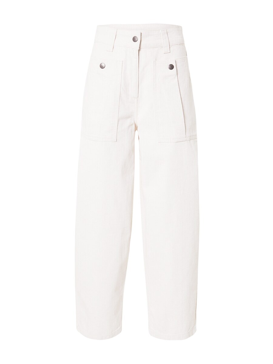 

Тканевые брюки TOPSHOP Wide leg Pants, экрю