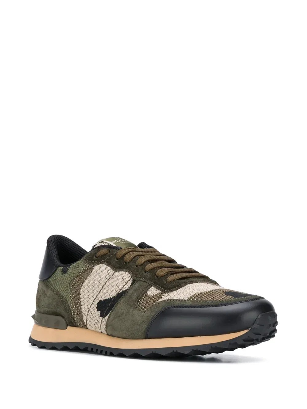 Кроссовки Camouflage Rockrunner Valentino Garavani, зеленый — фото 2