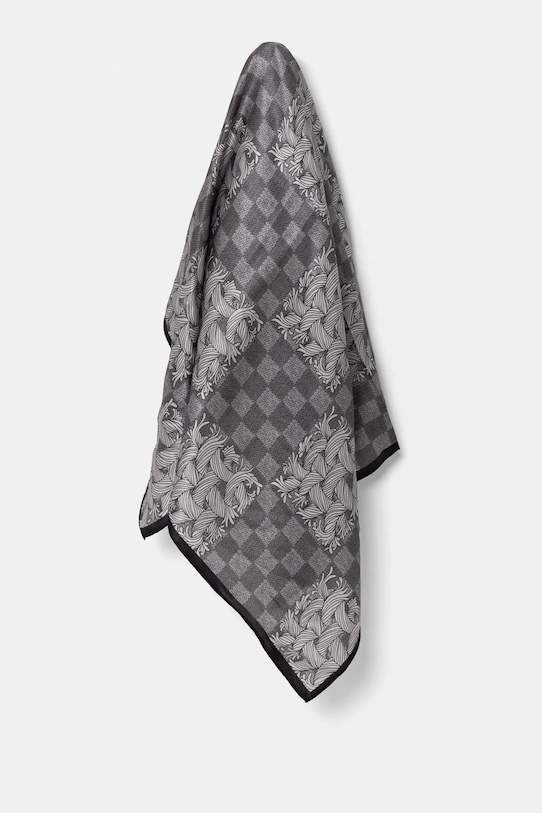 

Шелковый шарф Answear.Lab, серый