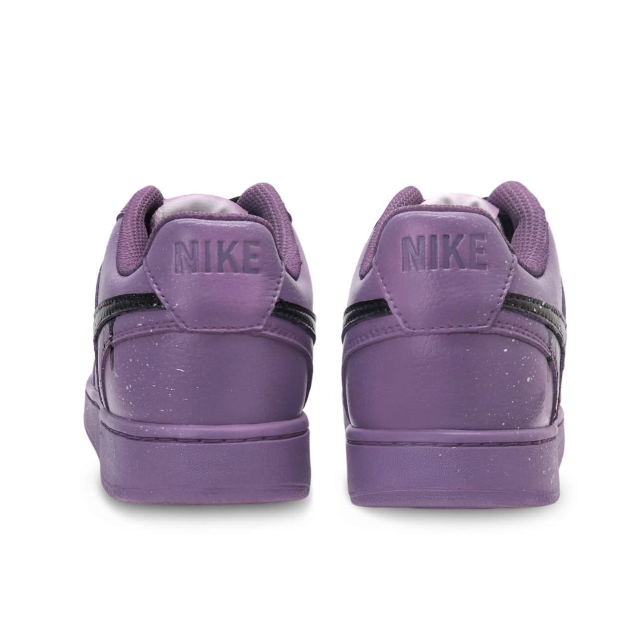 Nike Кроссовки для скейтбординга Court Vision Purple Night Star Waterfall легкие и дышащие мужские черно-фиолетовые, цвет Purple — фото 4