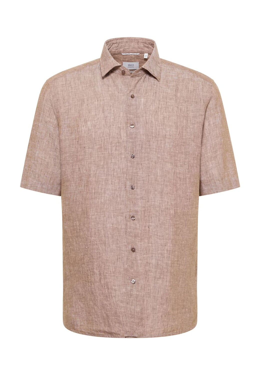 

Льняная рубашка MODERN FIT ETERNA, цвет Caramell