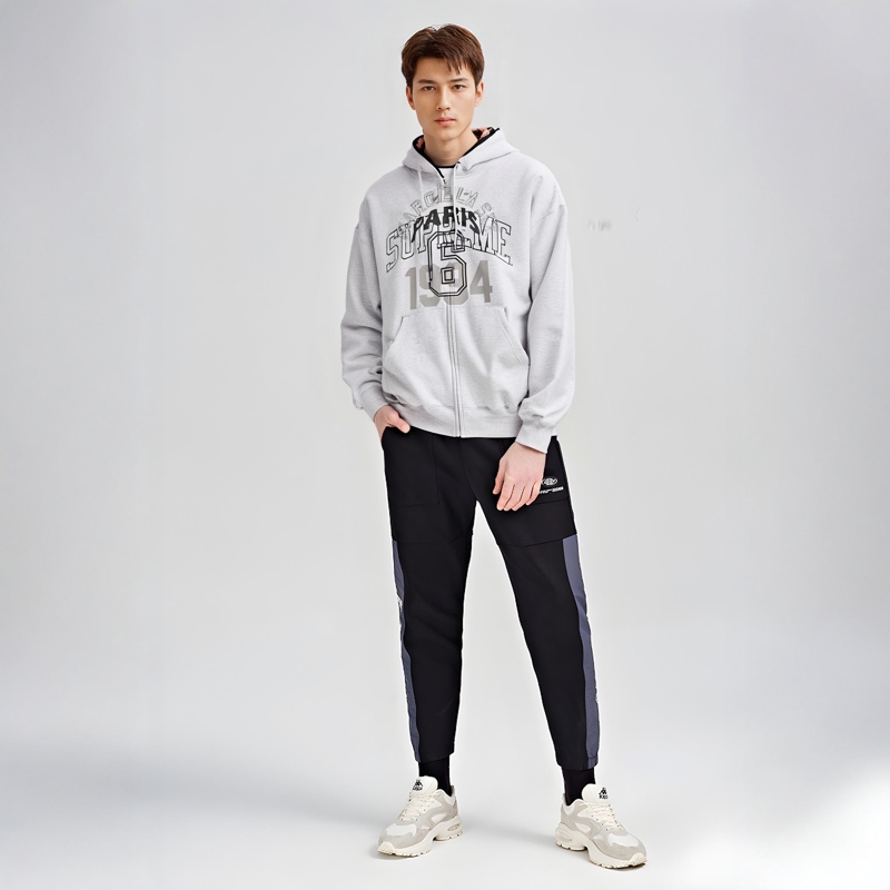 MM6 Maison Margiela Толстовка с капюшоном на молнии Supreme, Темно-зеленый/Темно-зеленый — фото 4