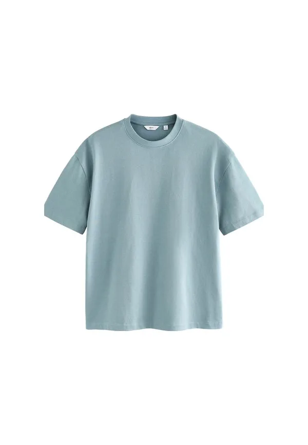 Свободная посадка, плотная базовая футболка Next, Light Blue