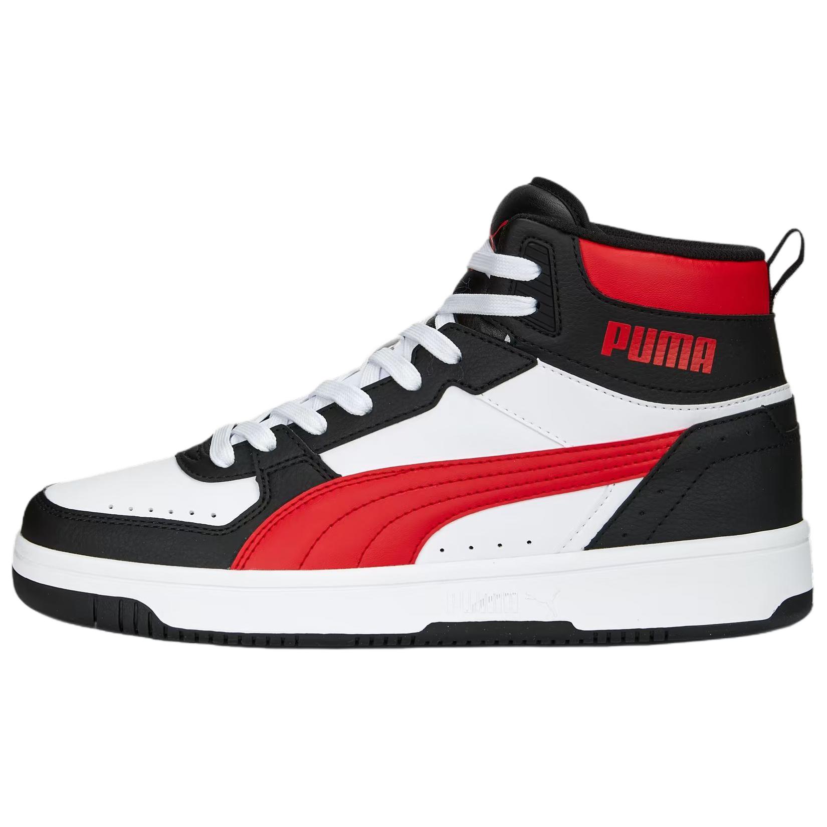 

PUMA Rebound Joy Абразивостойкие поддерживающие кроссовки Mid top для скейтбординга мужские белые