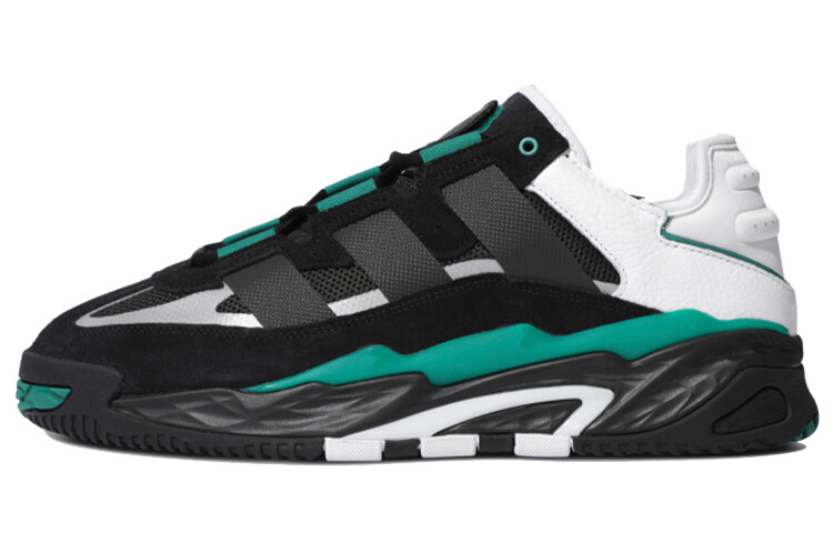 Кроссовки Adidas Originals Niteball черно-зеленые