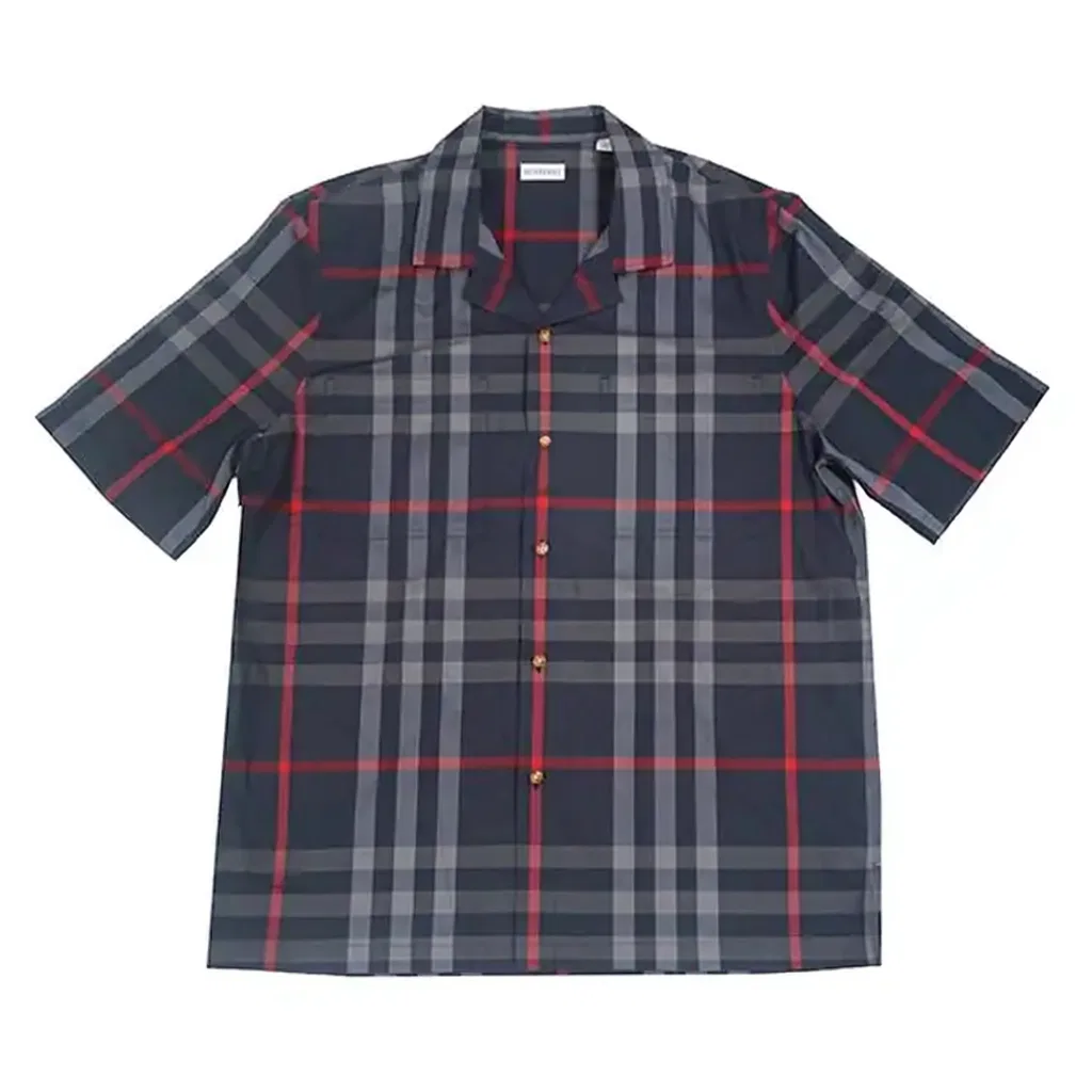 Рубашка мужская Burberry мультиколор, классический крой, весна-осень