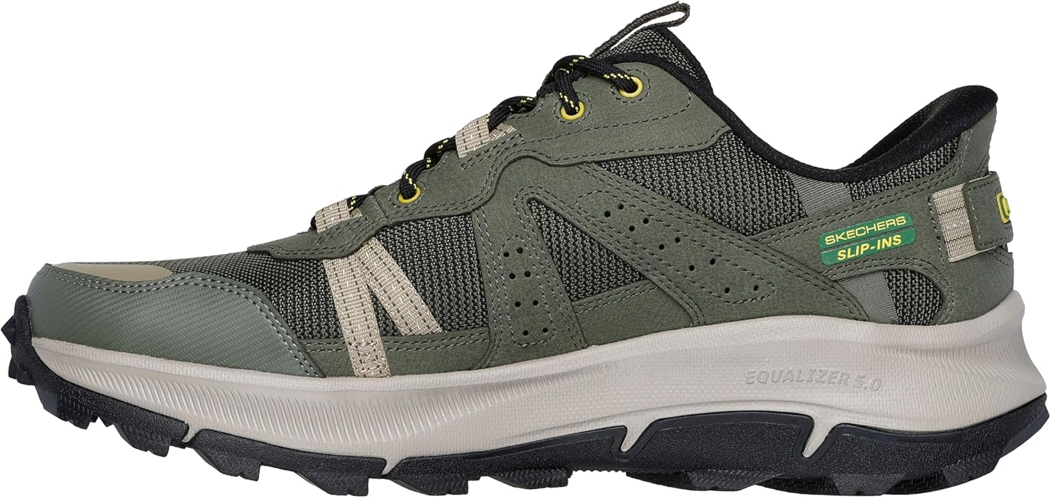 Мужские походные кроссовки Skechers John Deere Equalizer 5.0 Trail Harvester, зеленый — фото 2