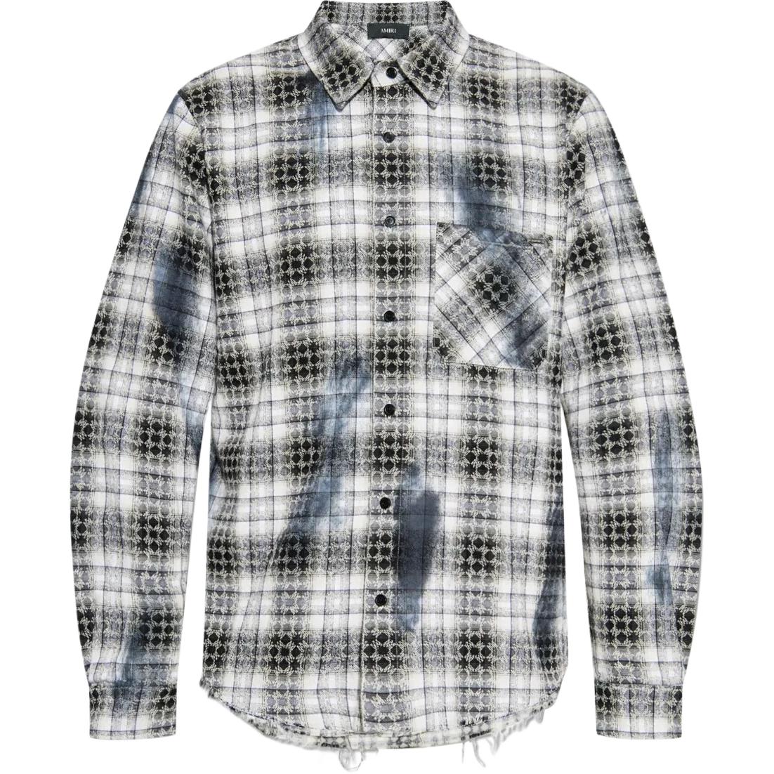 

Классическая фланелевая рубашка Amiri, серый