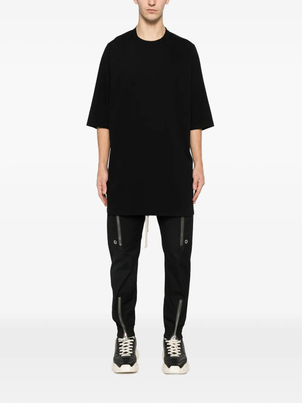 Брюки с молниями в стиле Баухаус Rick Owens, черный — фото 2