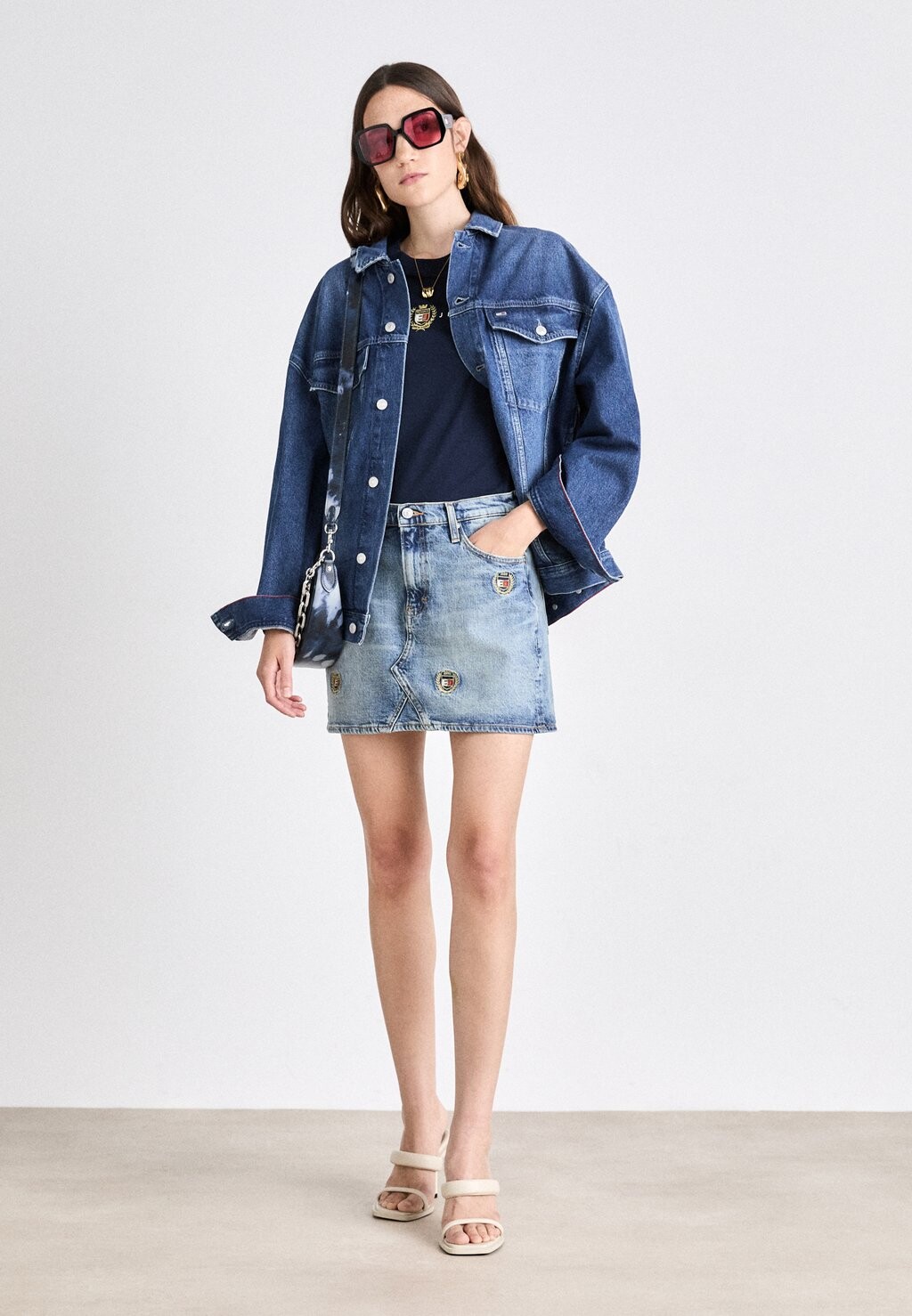

Джинсовая юбка IZZIE SKIRT Tommy Hilfiger, синие джинсы