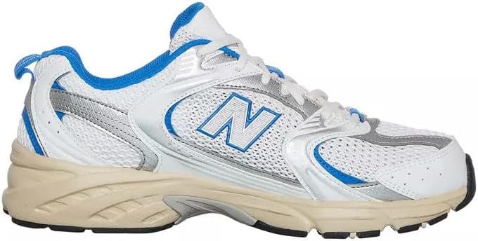 Кроссовки New Balance для мужчин и женщин Oxford, белый/синий — фото 3