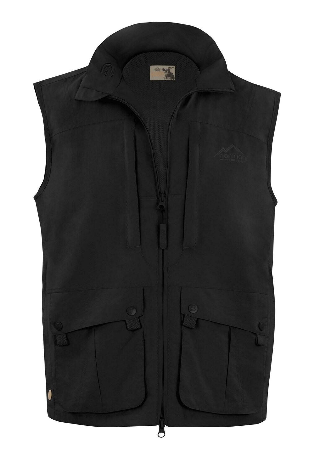 

Жилет SOMMERWESTE OUTDOOR CARGO VEST UNGEFÜTTERTE REISEWESTE normani Outdoor Sports, черный