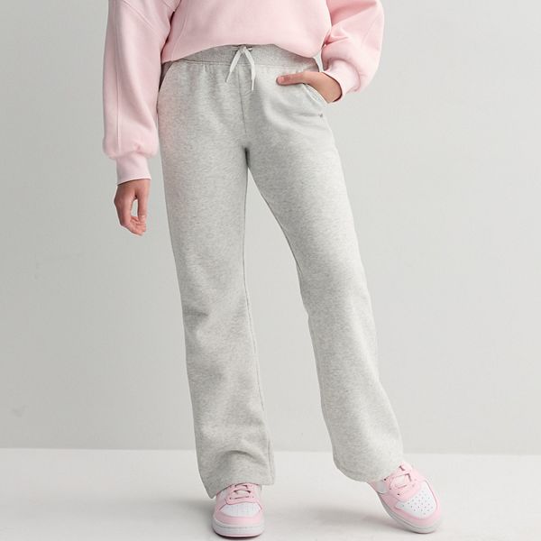 

Детские флисовые брюки-клеш для девочек 7-20 лет в размерах regular и plus Tek Gear, Grey Mist Heather