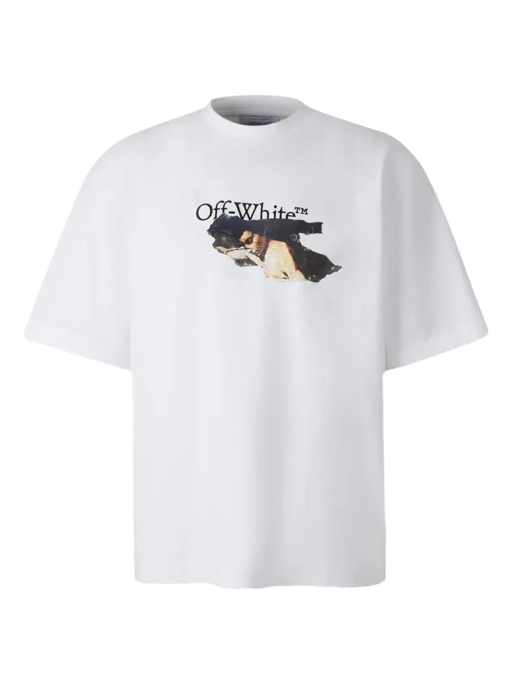 

Футболка с графичным логотипом Off-White, белый