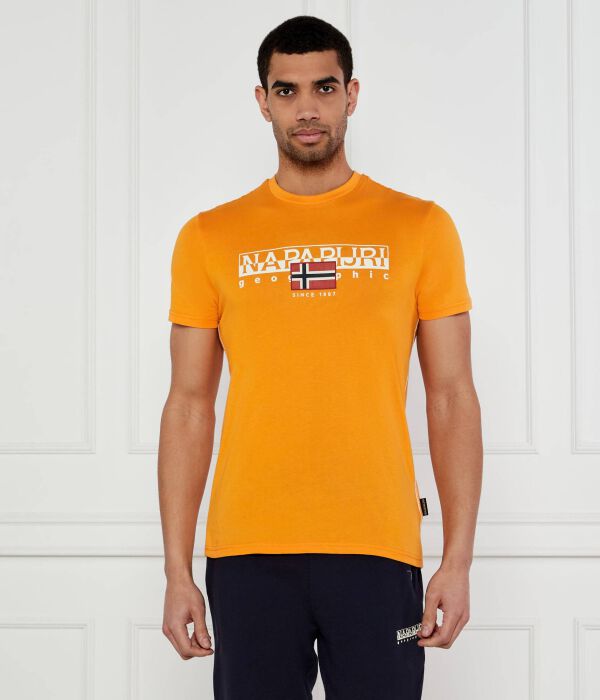

Футболка s-aylmer Regular fit Napapijri, оранжевый