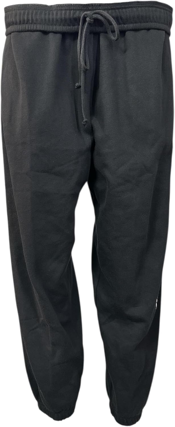 Спортивные брюки Victoria's Secret Pink Fleece Ivy Relaxed Campus, цвет черный/белый, новые, Black White — фото 3