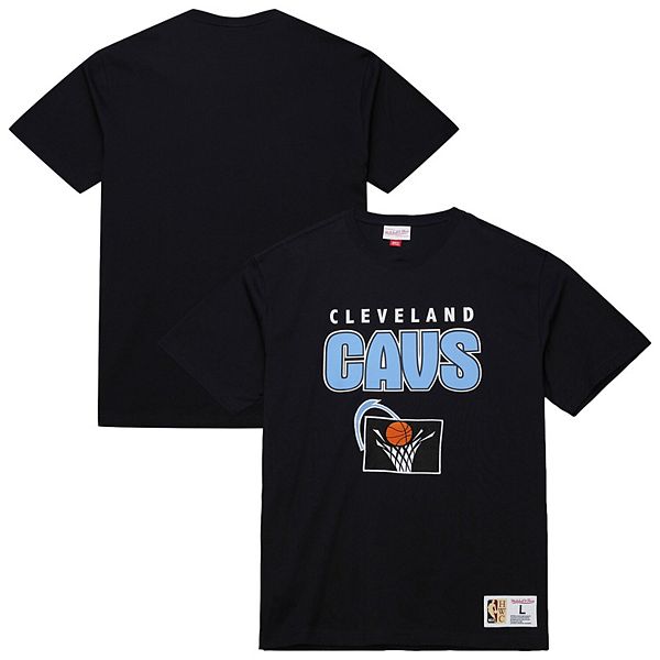 

Мужская черная футболка cleveland cavaliers hardwood classics throw it back premium Mitchell & Ness