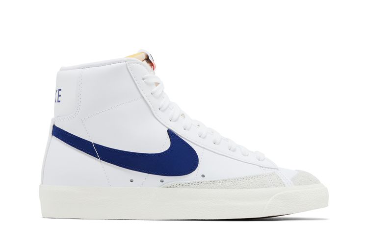 

Кроссовки Blazer Mid '77 Vintage 'White Deep Royal Blue', белый