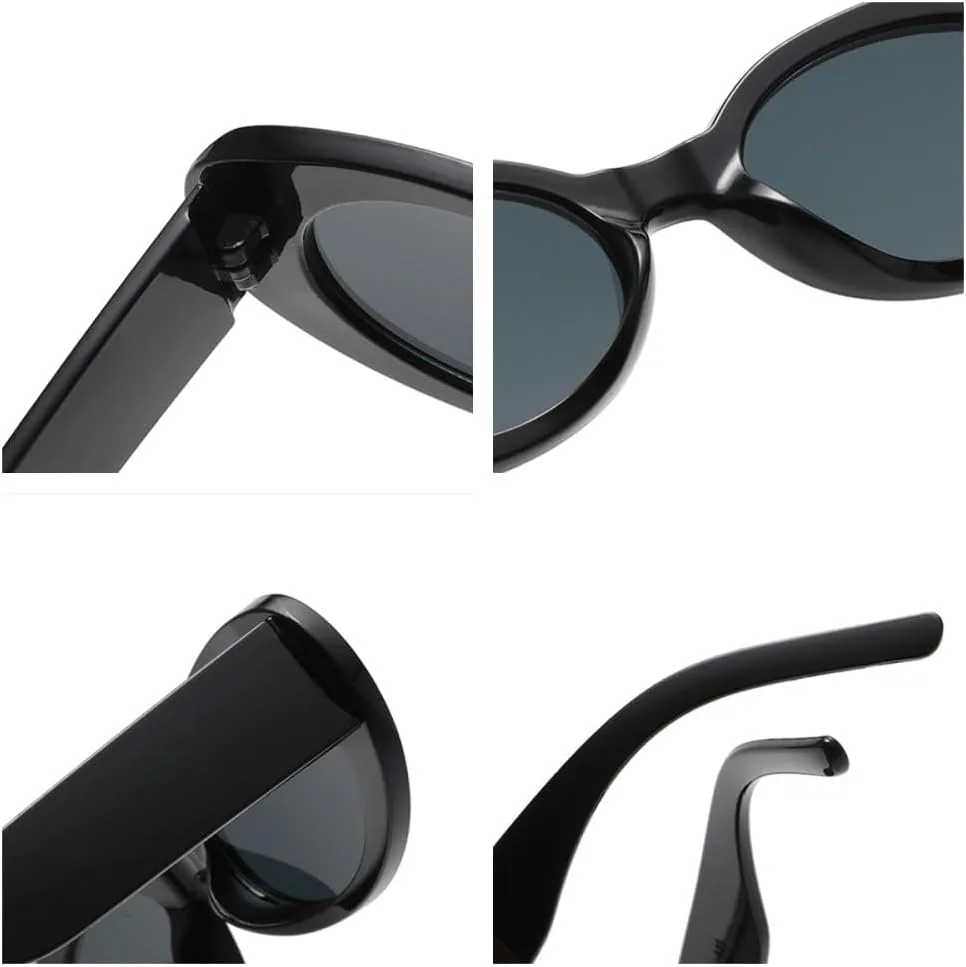 

Овальные солнцезащитные очки для женщин и мужчин, роскошные, маленькие, в стиле ретро, ​​винтажные, модные, женские очки UV400, SUN176 Generic, Yellow Grey