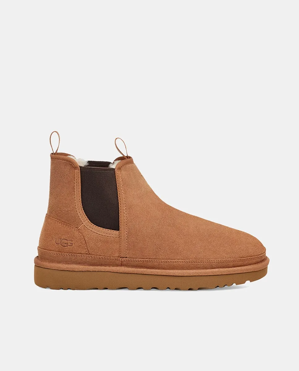 

Мужские ботинки челси Neumel из замши на шерстяной подкладке UGG, коричневый