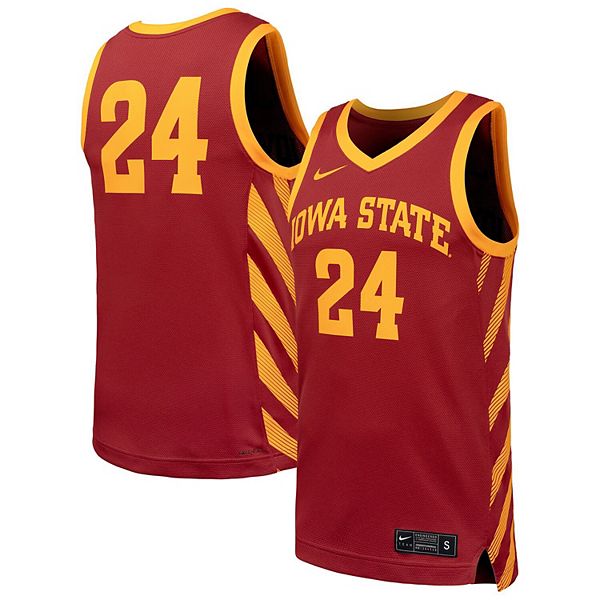 Мужская баскетбольная форма Iowa State Cyclones #24 Nike — фото 2