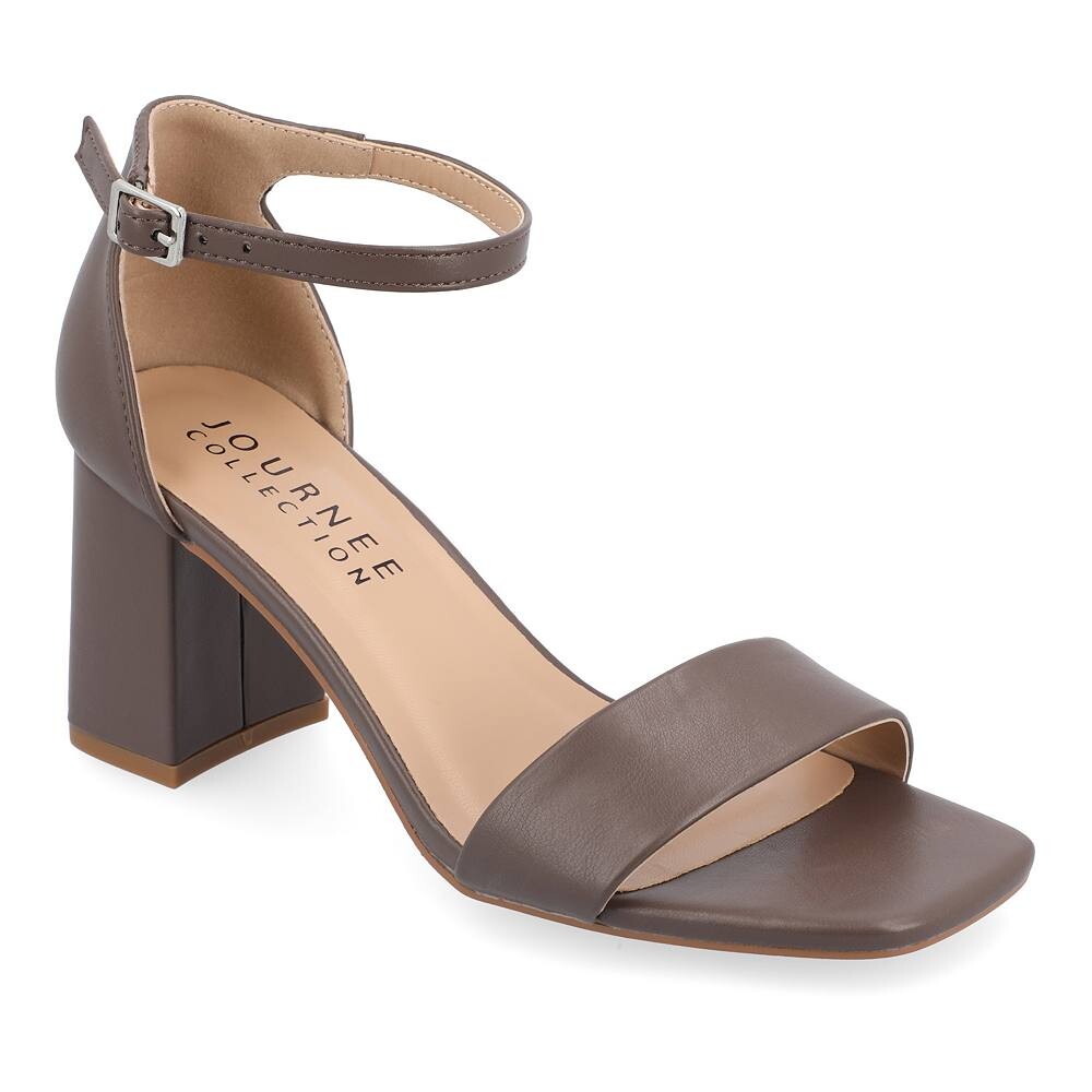 

Женские классические сандалии из пены Tru Comfort Foam из коллекции Journee Collection SuperNatural Shades, цвет Truffle
