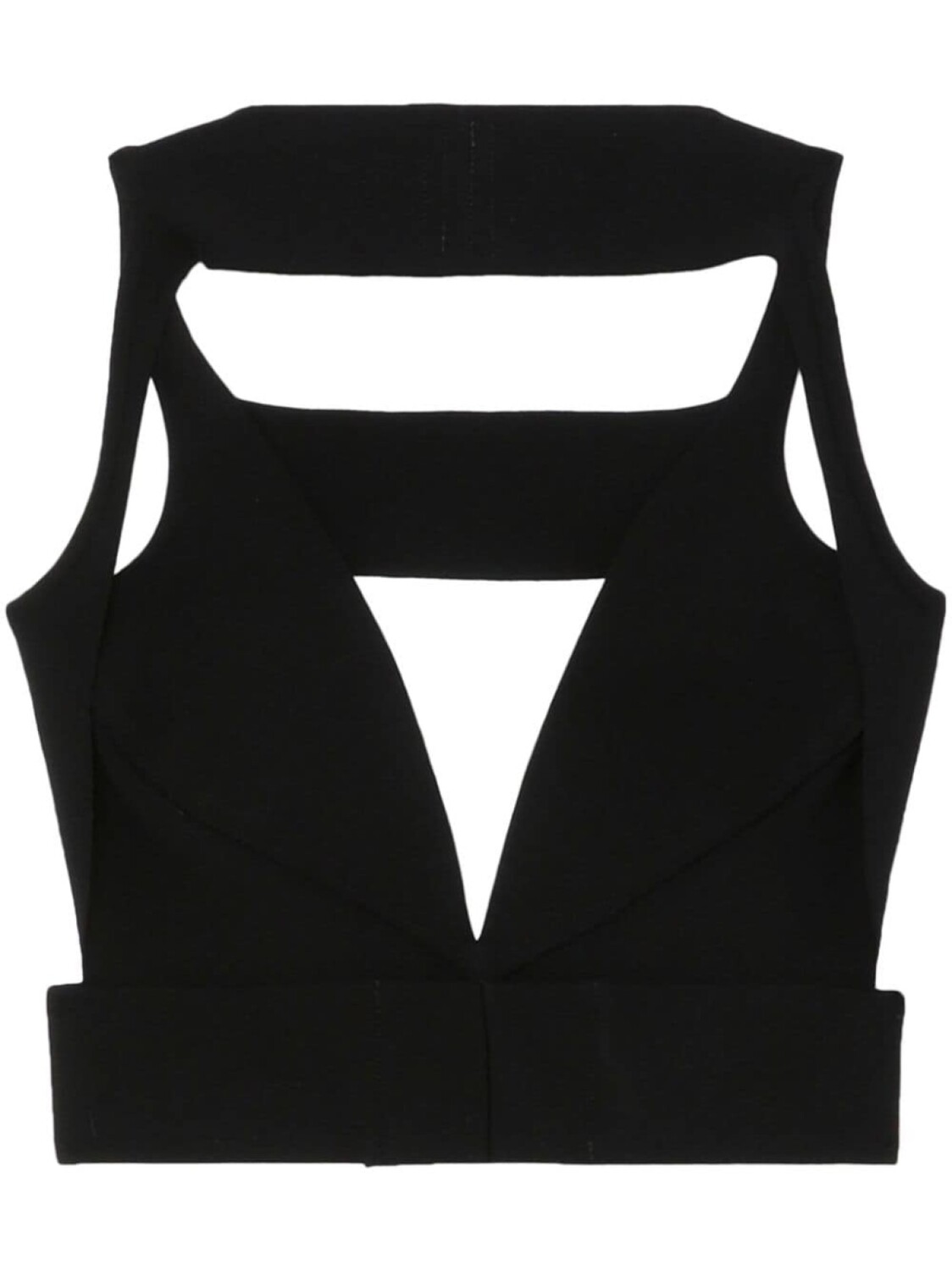 

Rick Owens укороченный топ Sling Bra, черный