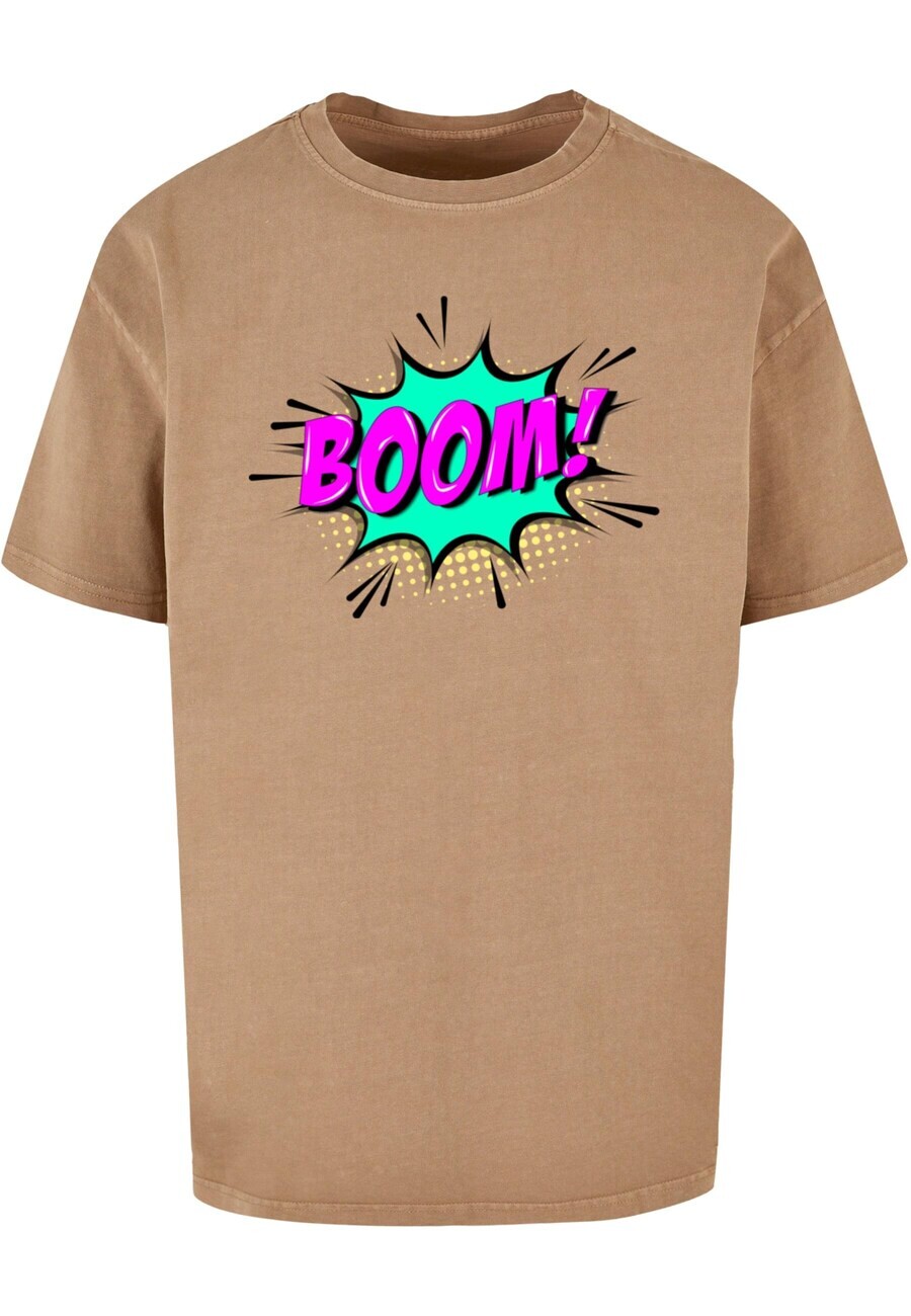 

Футболка Merchcode BOOM COMIC, бежевый
