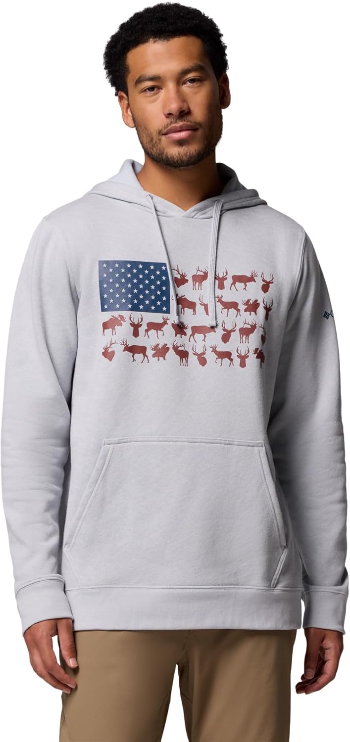 

Куртка-толстовка Columbia PHG Game Flag II, Cool Grey/Nocturnal Big Game Flag, X-Large