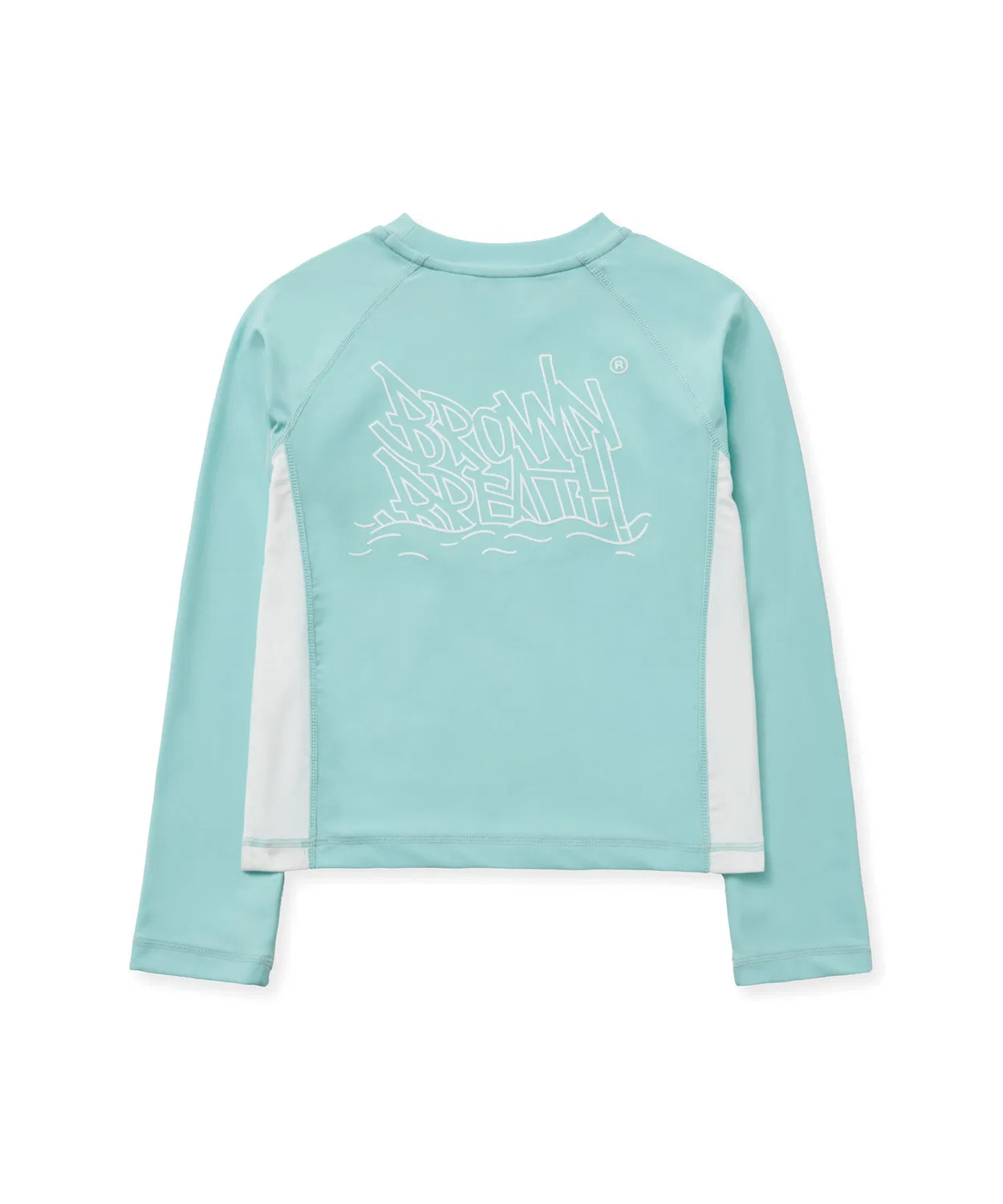 Детская футболка-рашгард мятного цвета от Brownbreath Kids — фото 2