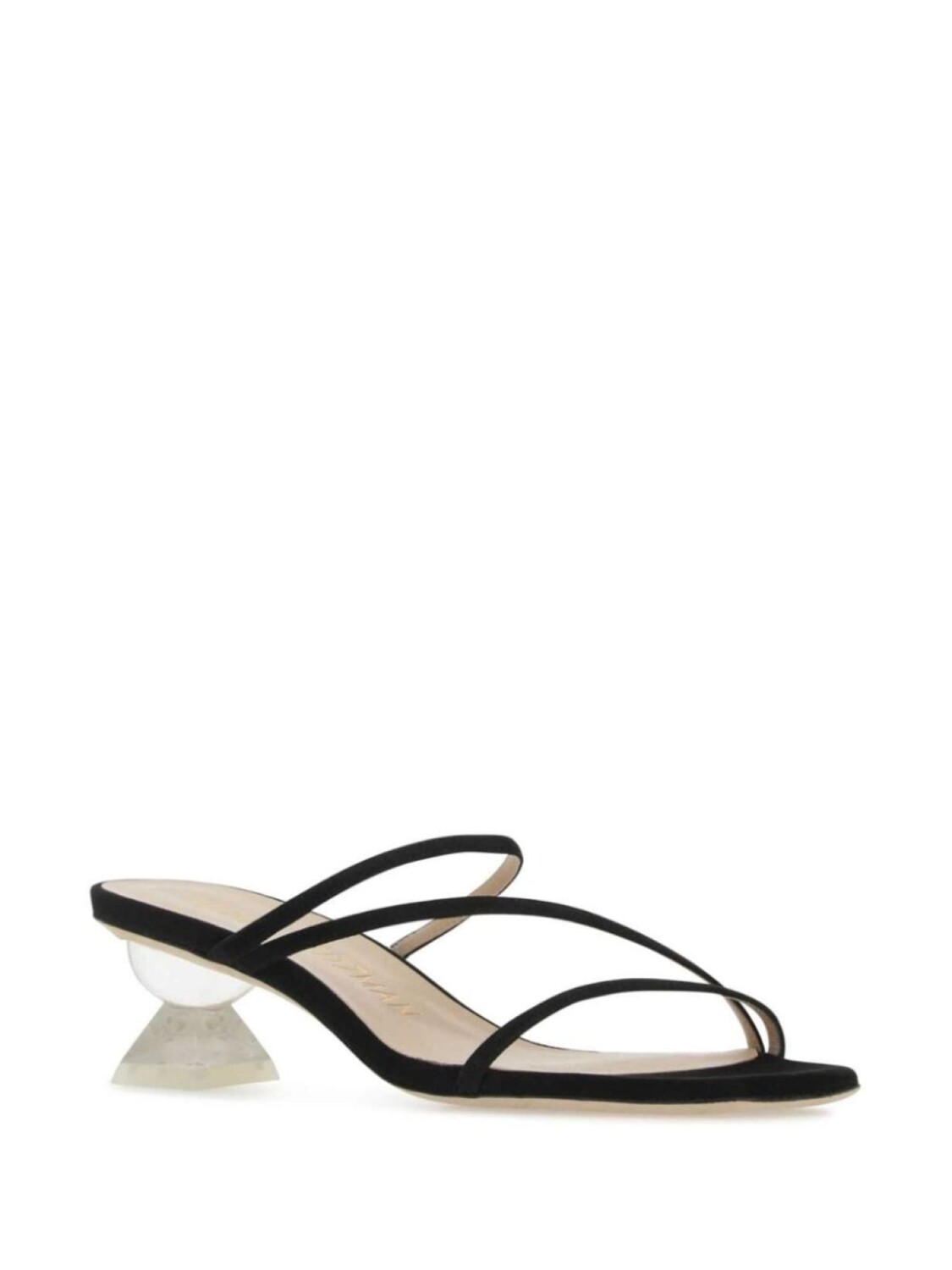 

Мюли Stuart Weitzman 50 мм Lucite Sculpt, черный