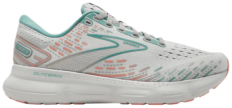 Кроссовки Brooks Wmns Glycerin 20 Wide 'Oyster Latigo Bay', серый