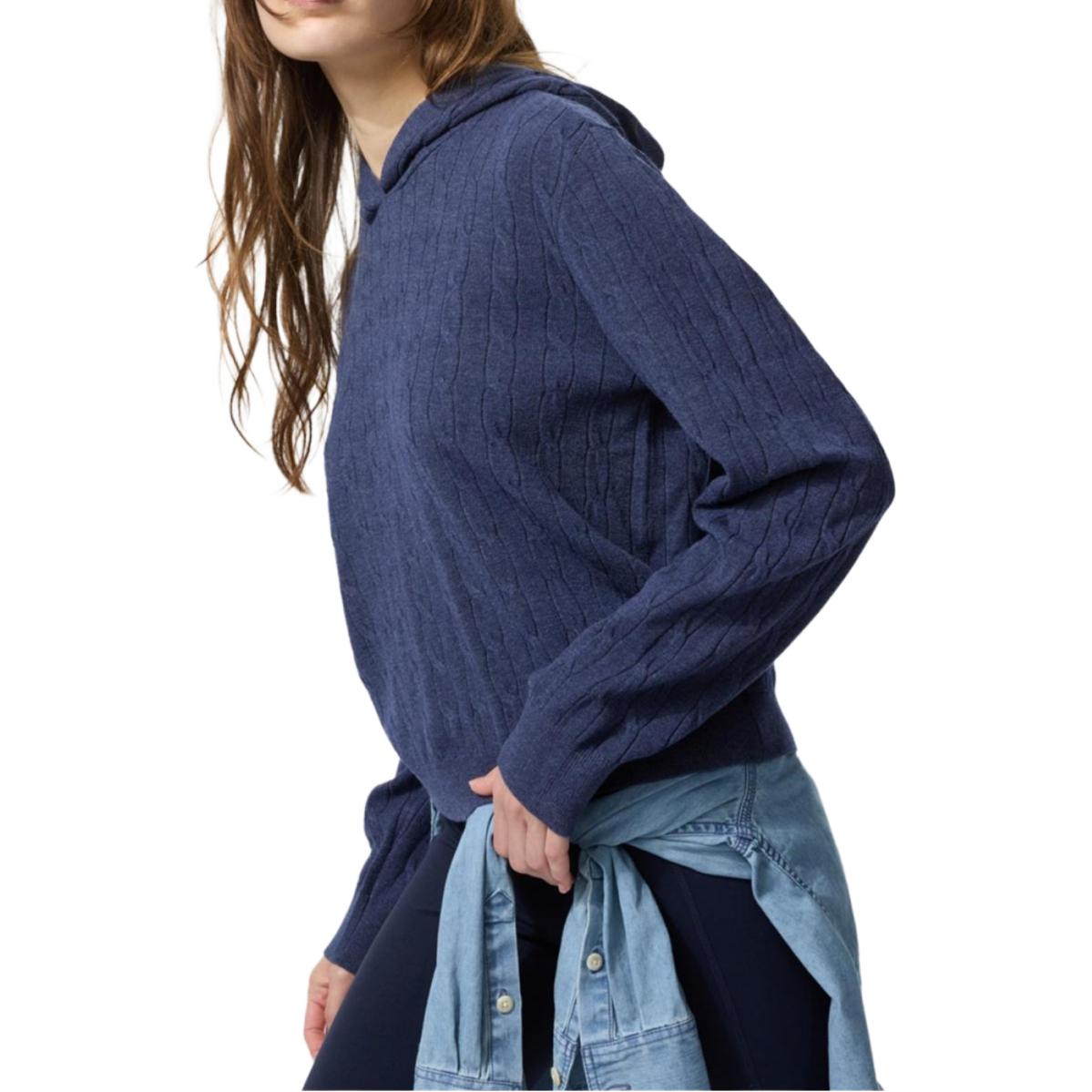 

UNIQLO Толстовка женская темно-синяя