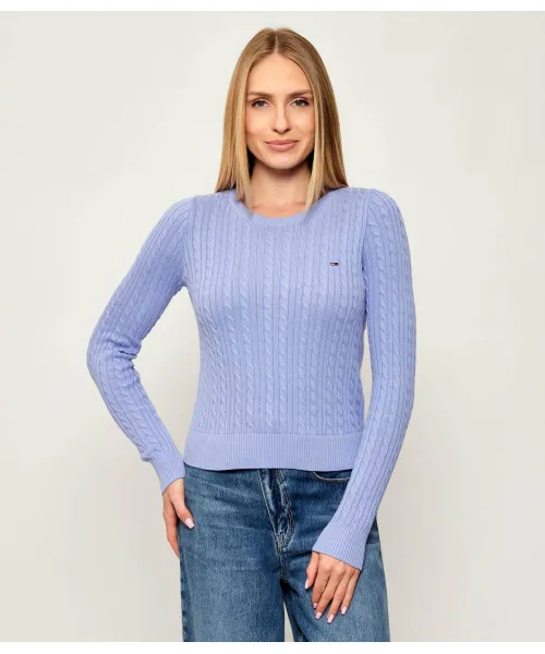 

Свитер Regular fit Tommy Jeans, фиолетовый