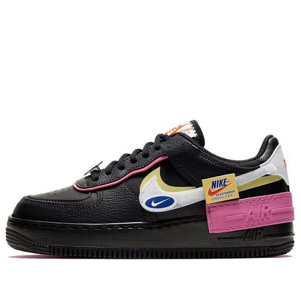 Кроссовки air force 1 shadow Nike, черный
