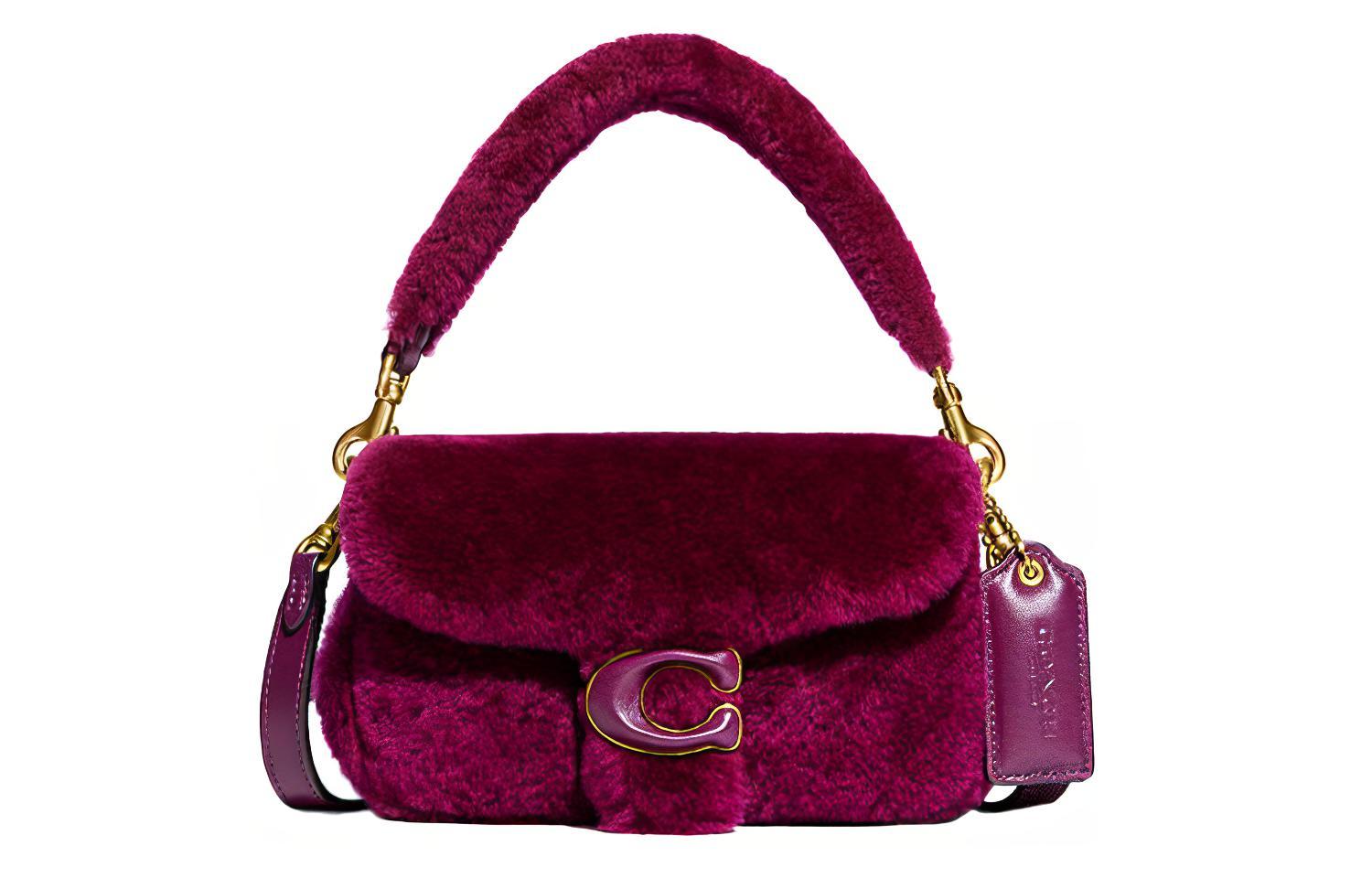 

COACH Портативная кожаная сумка через плечо