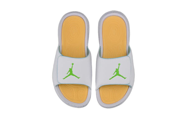 Кроссовки гидро 6 слайдов Air Jordan, белый — фото 3