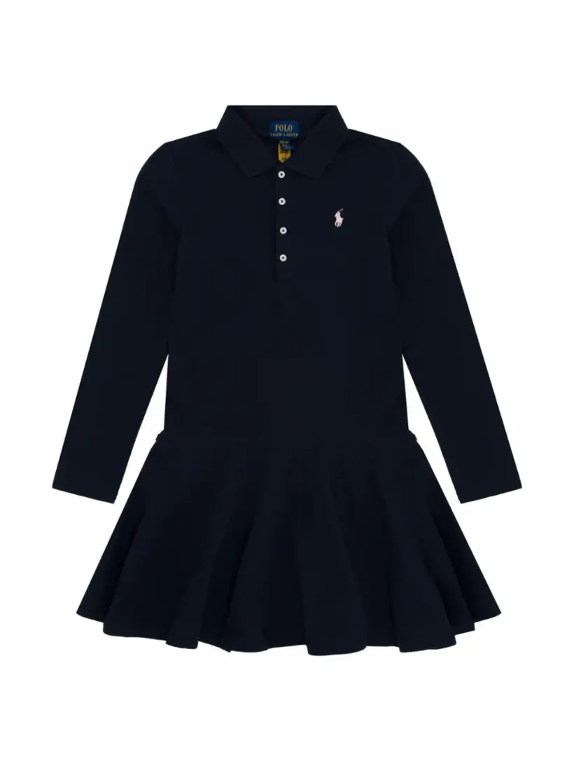 

Платье-поло с логотипом Ralph Lauren, тёмно-синий