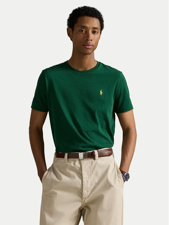 

Футболка custom slim fit 710671438461 Polo Ralph Lauren, зелёный