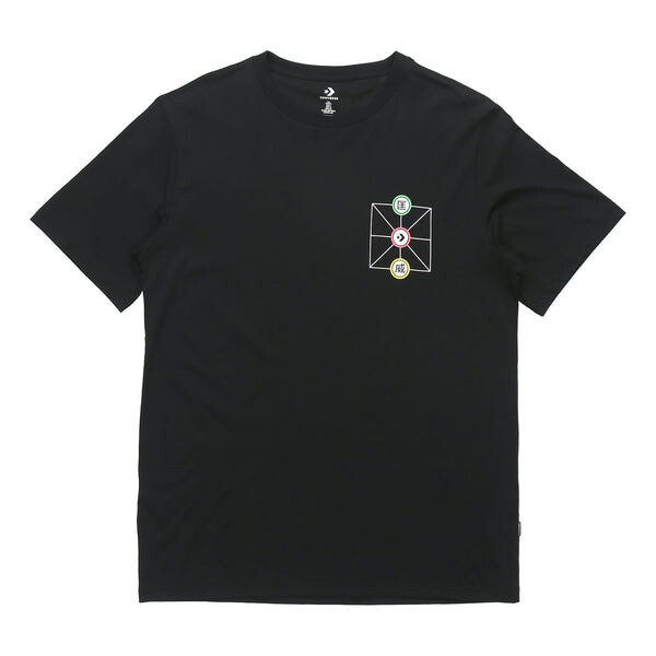 

Футболка men's creative sports round neck short sleeve black Converse, черный