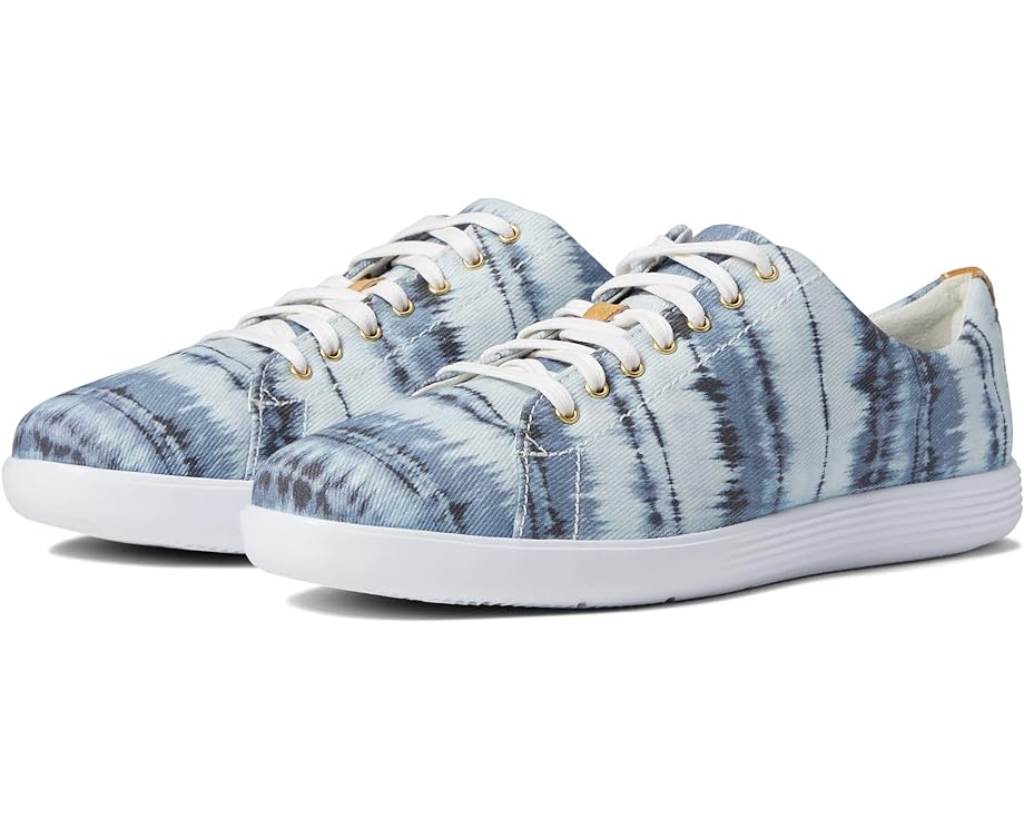 

Кроссовки Cole Haan Grand Crosscourt Sneaker, цвет China Blue Ikat Print/Farro Suede/Ivory