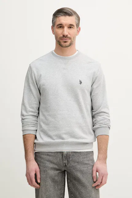 Худи DHM LB CREW U.S. Polo Assn., серый
