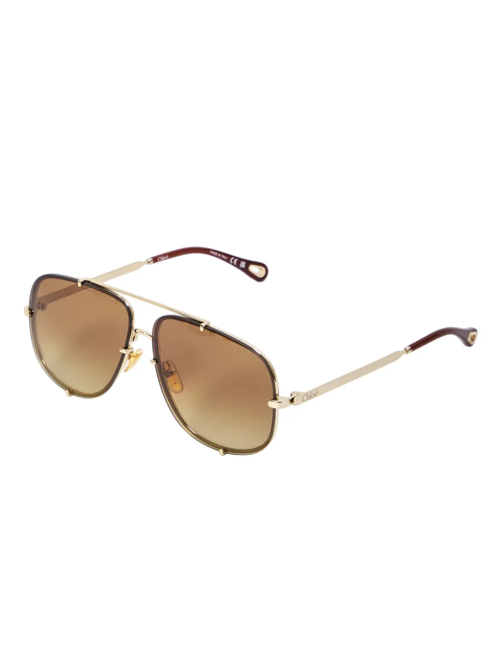 

Солнцезащитные очки с градиентными линзами CHLOÉ, золотой