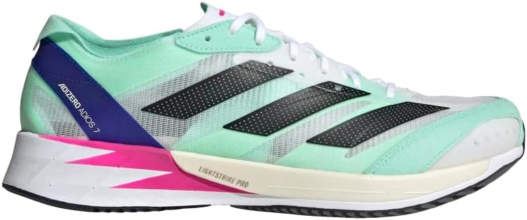 

Мужские кроссовки Adidas Adizero Adios 7, белый/черный/мятный