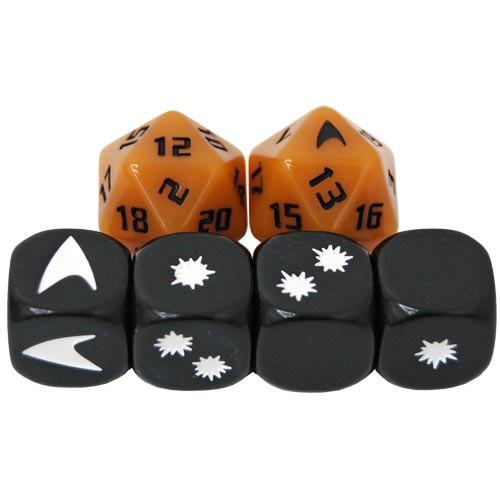 

Ролевая игра Modiphius Entertainment Star Trek Adventures RPG: Operations Division Dice Set (Revised)