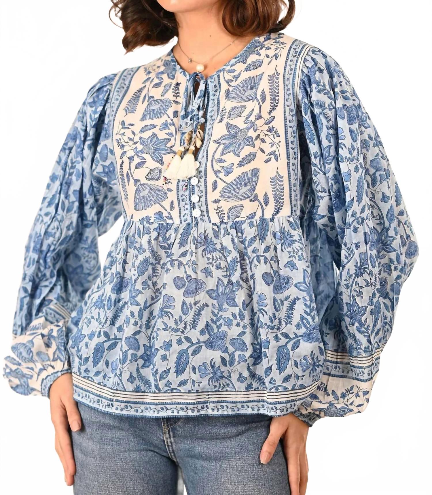 

Мелия топ в колокольчиковом цвете Sal Rosa, Bluebell