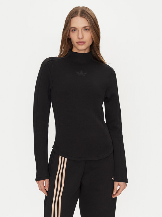

Блузка облегающего кроя Structured Interlock JJ0937 Adidas, черный