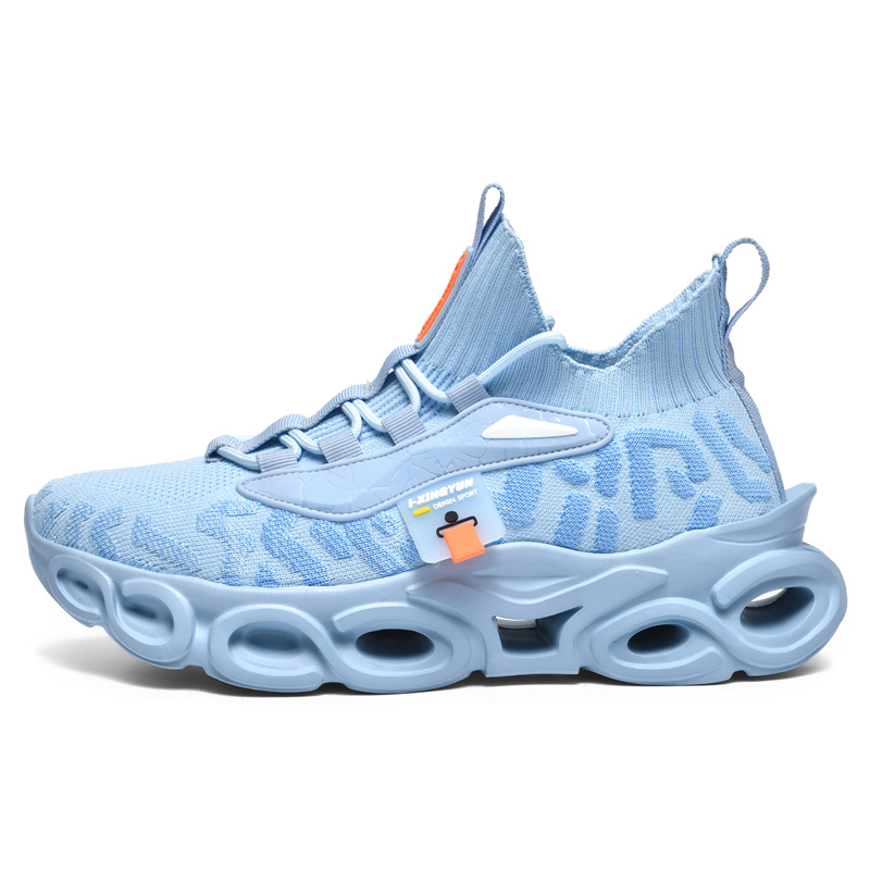 

Кроссовки для бега для детей начальной школы Kung Fu partners, аква