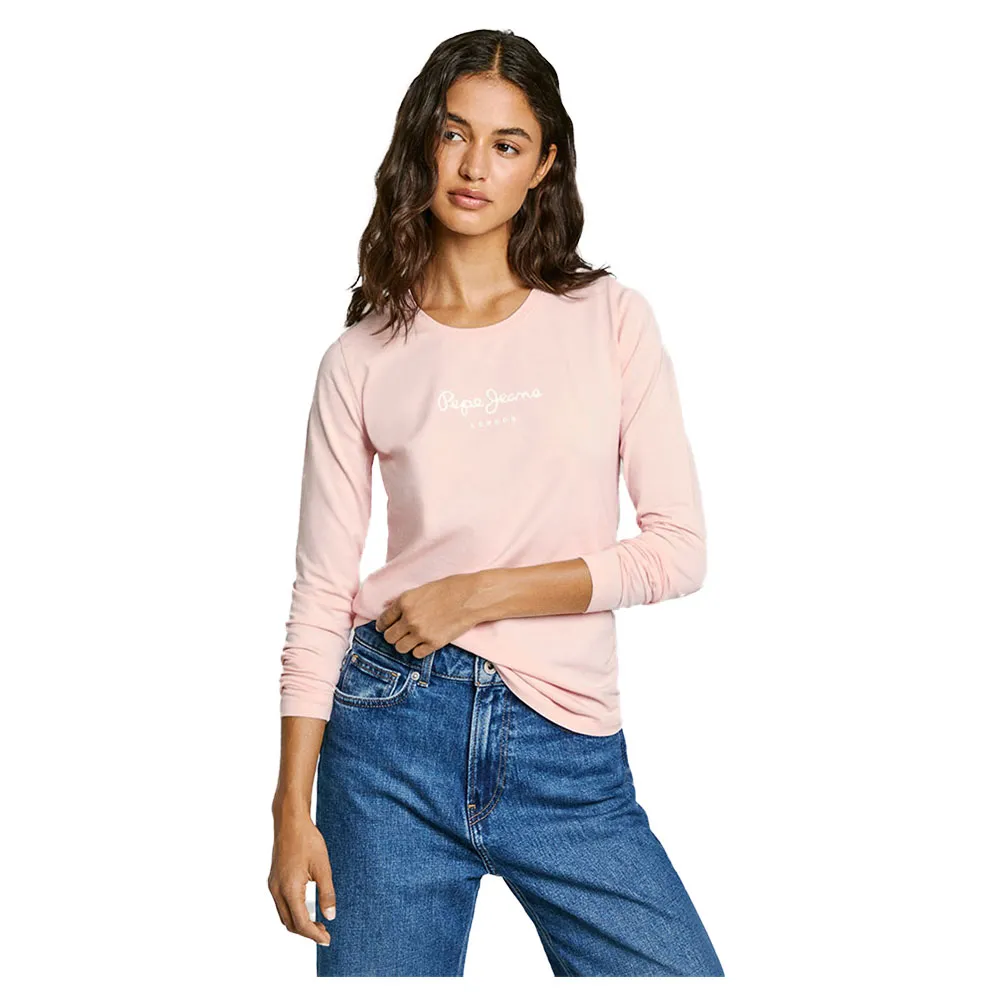

Футболка Pepe Jeans New Virginia, розовый