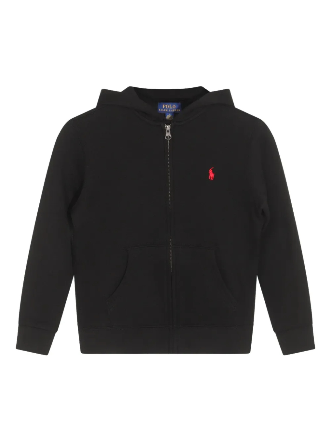 

Толстовка с капюшоном на молнии POLO RALPH LAUREN KIDS, черный